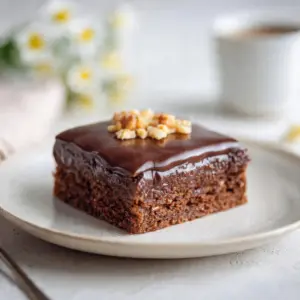 Nutty Chocolate Ganache Brownie
