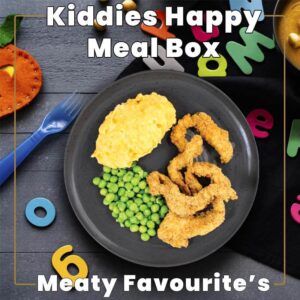 Kiddies Happy Meal Box 10 Meals - Meaty Favourites