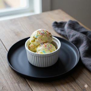 Homemade Birthday Cake Gelato Ice-Cream - 125ml