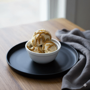 Homemade Peanut Butter Gelato Ice-Cream - 125ml